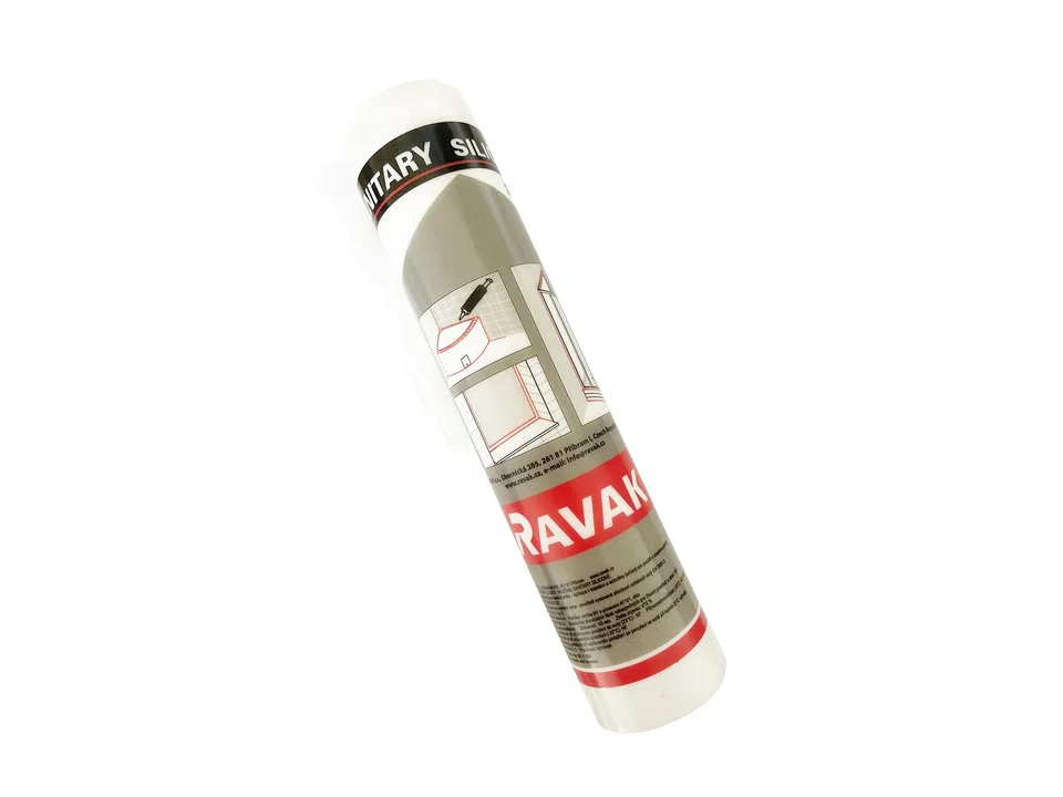 Герметик силиконовый Ravak Professional, 310 мл, белый (X01200)
