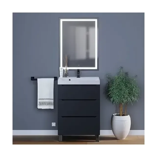 Комплект мебели Uperwood Tanos 60 черный, напольный, 3 ящика