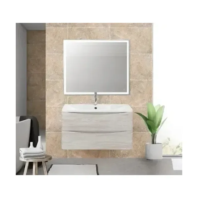 Тумба с раковиной BelBagno Аква (Acqua) 100 белый винтажный дуб