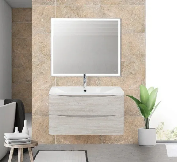 Тумба с раковиной BelBagno Аква (Acqua) 100 белый винтажный дуб