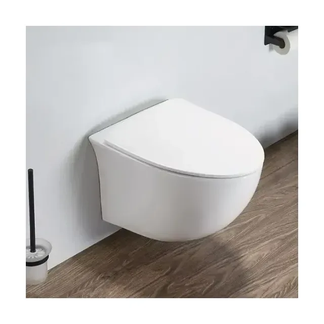 Подвесной унитаз Comforty 107 37*52 безободковый с крышкой-сиденьем микролифт Slim