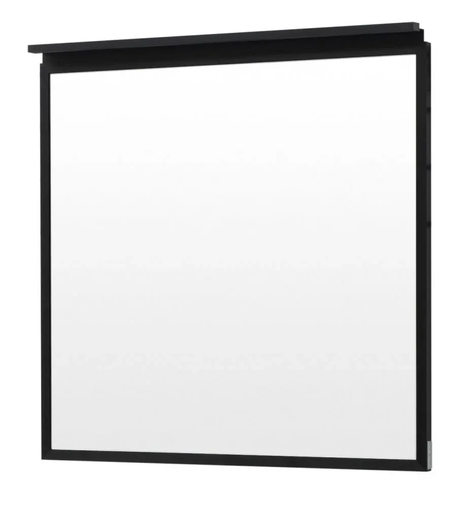 Зеркало Allen Brau Priority 1.31015.BB 80*75 с Led-подсветкой черный браш