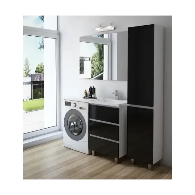 Тумба с раковиной напольная 3 ящика Эстет Dallas Luxe 130 65 R ФР-00002271