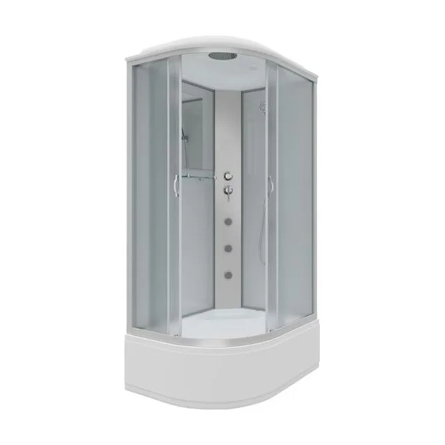 Душевая кабина Niagara Classic NG-2310-14RG (120х80х215) высокий поддон(40см),стекло матовое