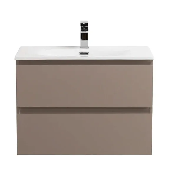 Тумба с раковиной BelBagno Крафт (Kraft) 70 бежевая матовая (раковина BB-8099-70)
