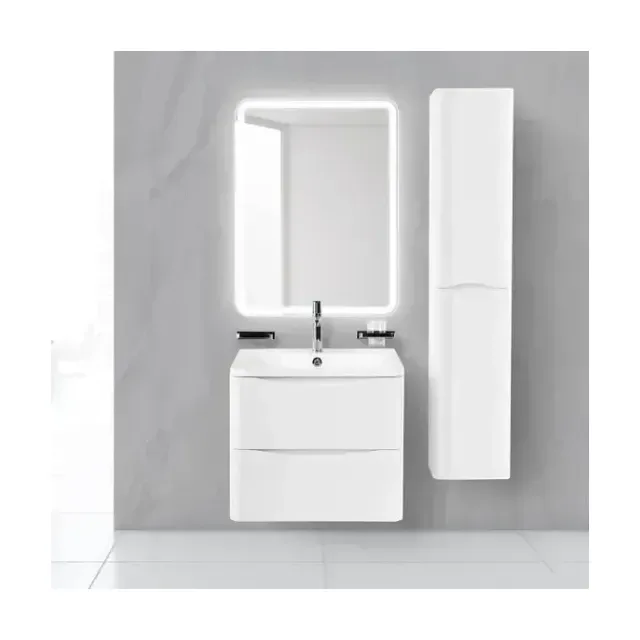 Комплект мебели BelBagno Аква (Acqua) 70 белый глянец