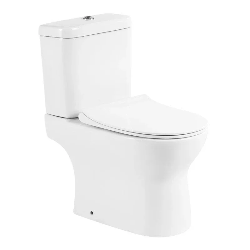Унитаз-компакт BelBagno Стим (Steam) BB130CPR безободковый,горизонтальный выпуск,с крышкой-сиденьем BB130SC