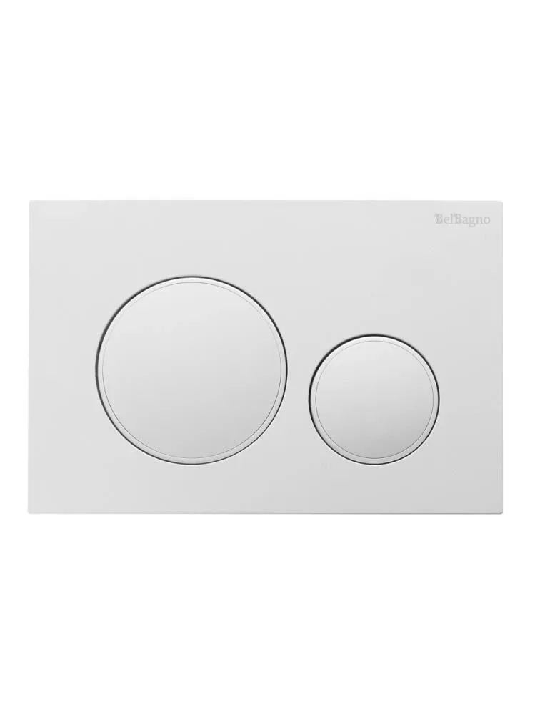 Комплект инсталляции BelBagno с унитазом OVOTD2210 Торнадо,клавиша смыва BB-17C-BL белый глянец