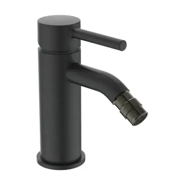 Смеситель Ideal Standard Ceraline BC197XG для биде с донным клапаном черный матовый