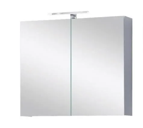Зеркало-шкаф Orans BC-4023-800 W с подсветкой белый глянец