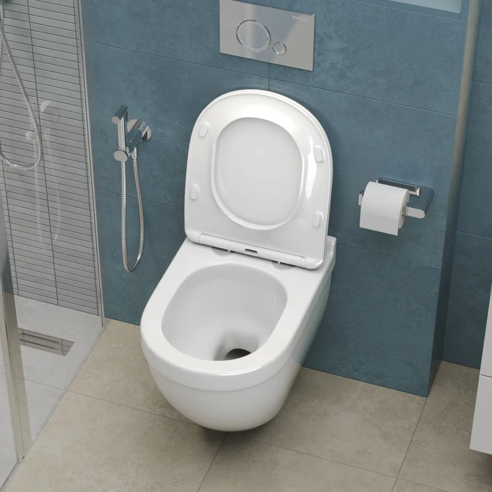 Унитаз подвесной безободковый BelBagno SENSO-TOR BB017CH-TOR/BB2034SC