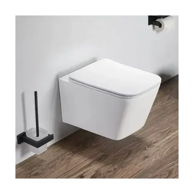 Подвесной унитаз Comforty 106 35*52 безободковый с крышкой-сиденьем микролифт Slim