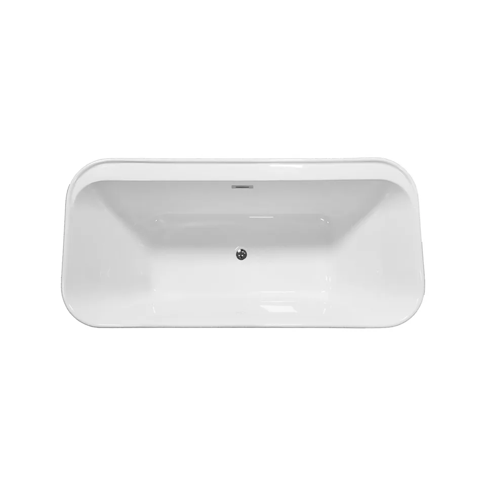 Ванна акриловая Vincea VBT-401-1700, 1700*800*580, цвет белый, слив-перелив в комплекте