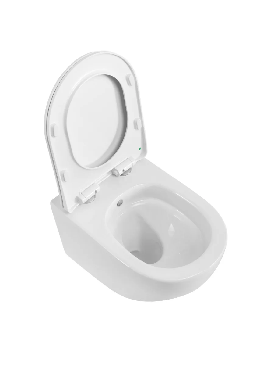 Унитаз подвесной с сиденьем, функцией биде, без смесителя BelBagno MARINO BB7026CH-TOR-BFS/SC