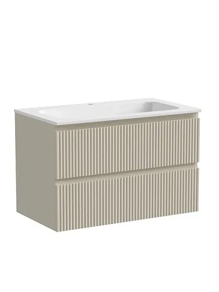 Тумба с раковиной Sancos Сноб Р/Snob R 80 Beige Soft
