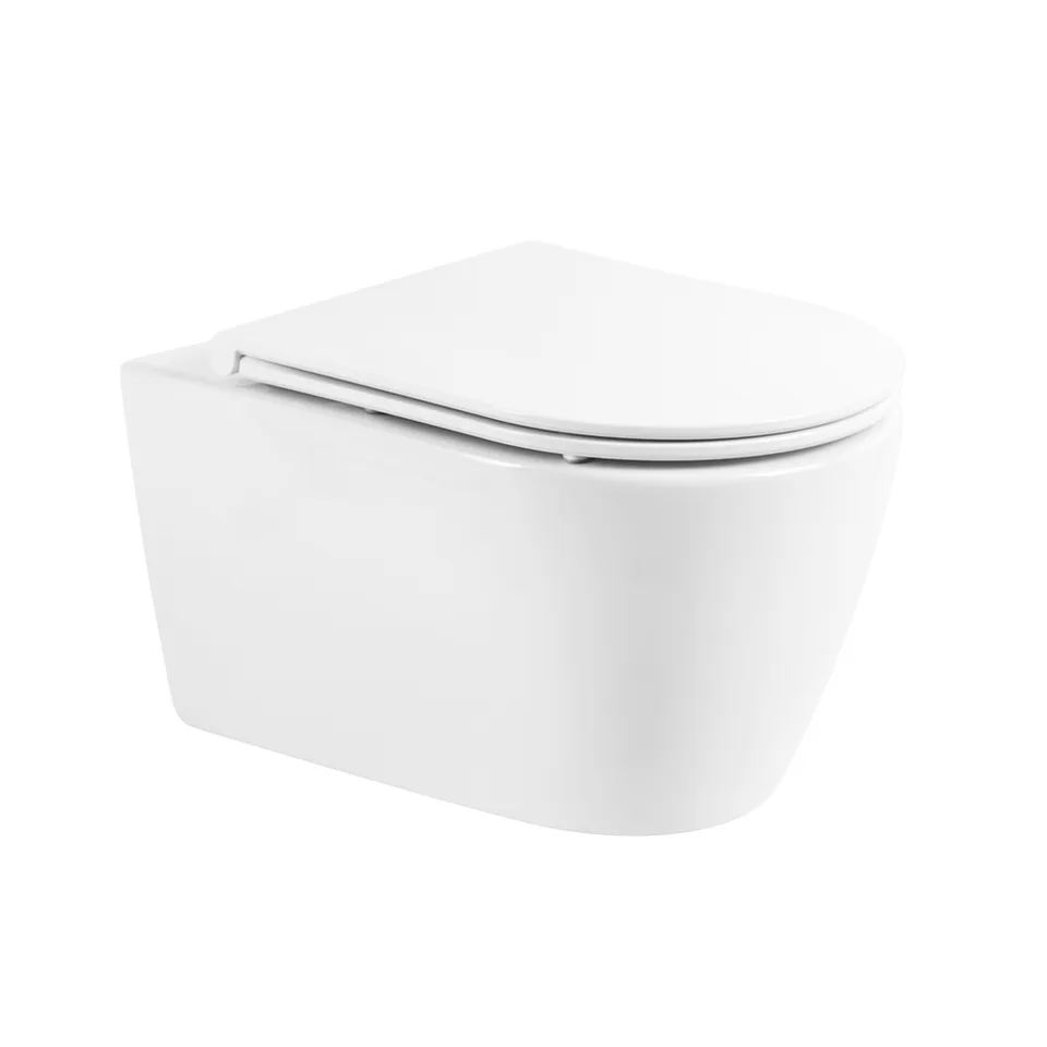 Унитаз подвесной безободковый BelBagno MARINO BB105CHR/BB870SC