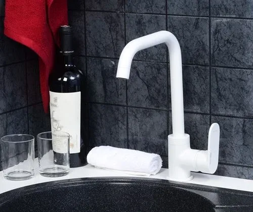 Смеситель WasserKRAFT Mindel 8507 для кухни белый