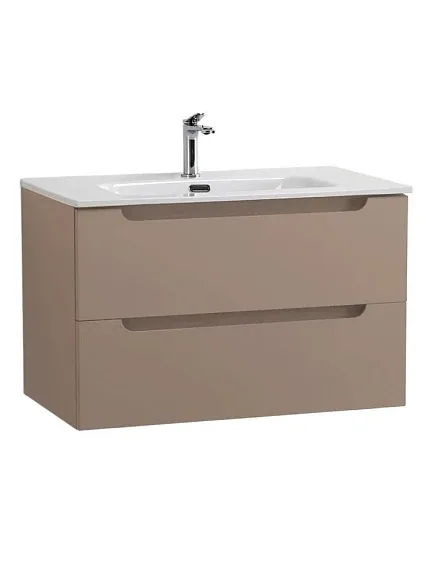 Тумба с раковиной BelBagno Этна (Etna) 90 бежевая матовая (раковина BB900ETL)