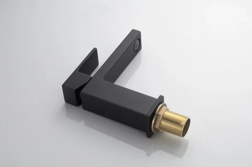Смеситель Knotlor Стабильность/Stable KN-20/BL для раковины черный матовый