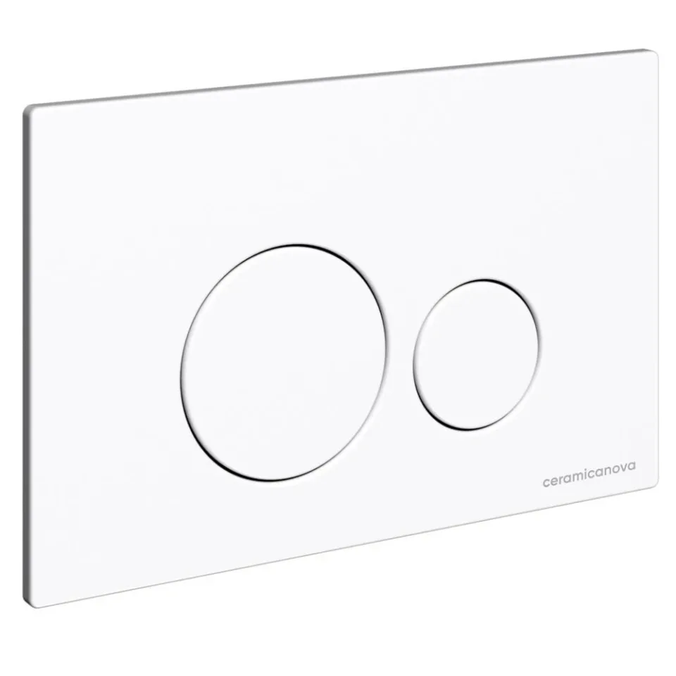 Комплект инсталляции Ceramicanova Envision, унитаз Forma Rimless, клавиша смыва Round белая