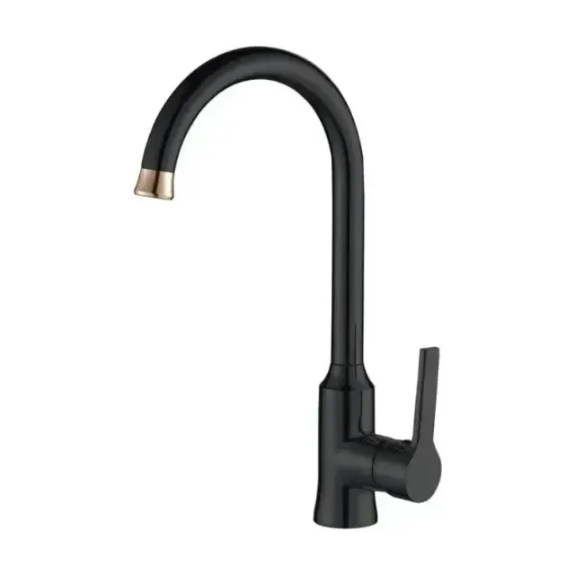 Смеситель Haiba HB70652-7 для кухни черный матовый