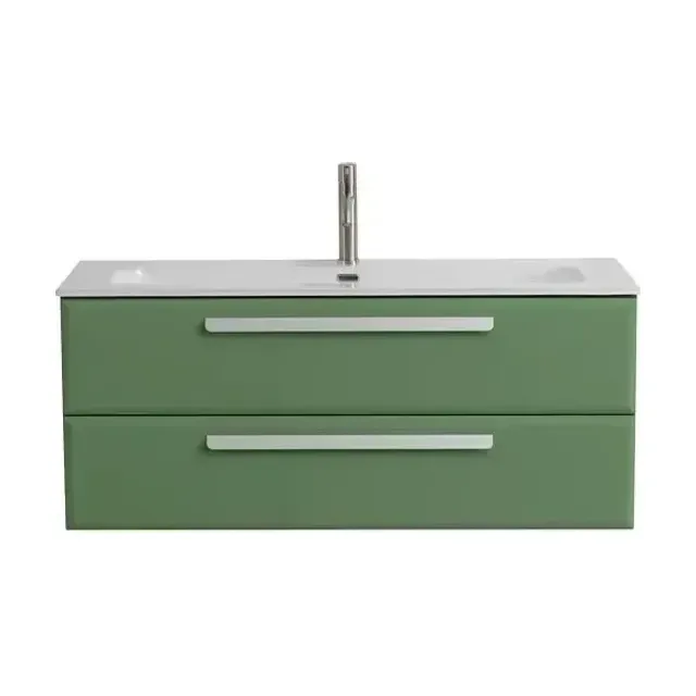 Тумба с раковиной Cezares Эко-Кер (Eco-Cer) 120 Фисташковый Софт (раковина CZR-8073-120)