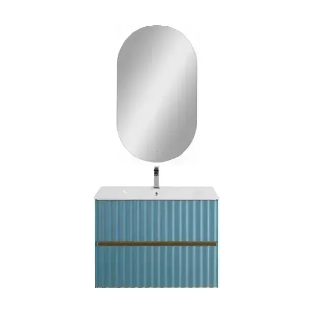 Комплект мебели Art&Max Элегант/Elegant 80 с LED подсветкой ручек ниагара