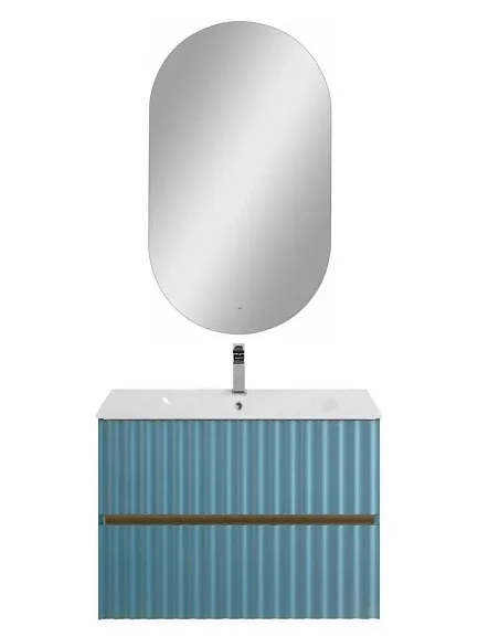 Комплект мебели Art&Max Элегант/Elegant 80 с LED подсветкой ручек ниагара