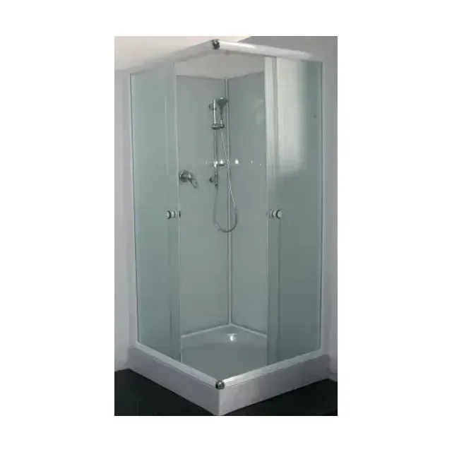 Душевая кабина без крыши AQUAPULSE 8504А 80х80х195 см. fabric (н/п, квадрат).