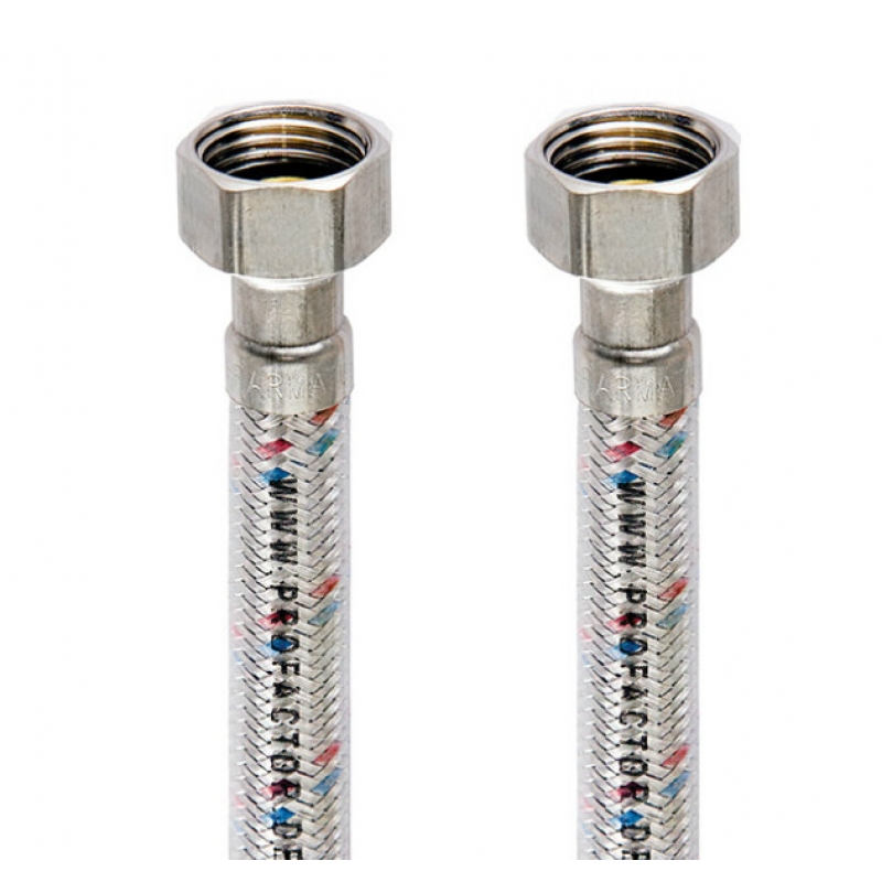 Подводка KRAFTECO LUX в силиконовой оболочке, Г/Г 1/2″, 40 см