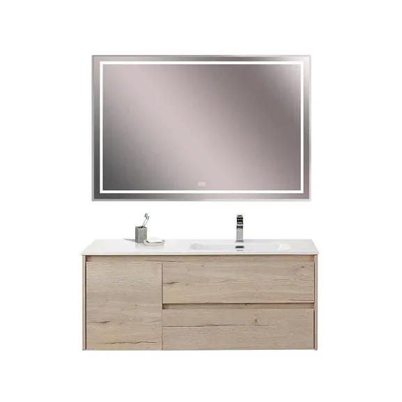 Комплект мебели BelBagno Крафт (Kraft) 120 белый дуб Галифакс правая
