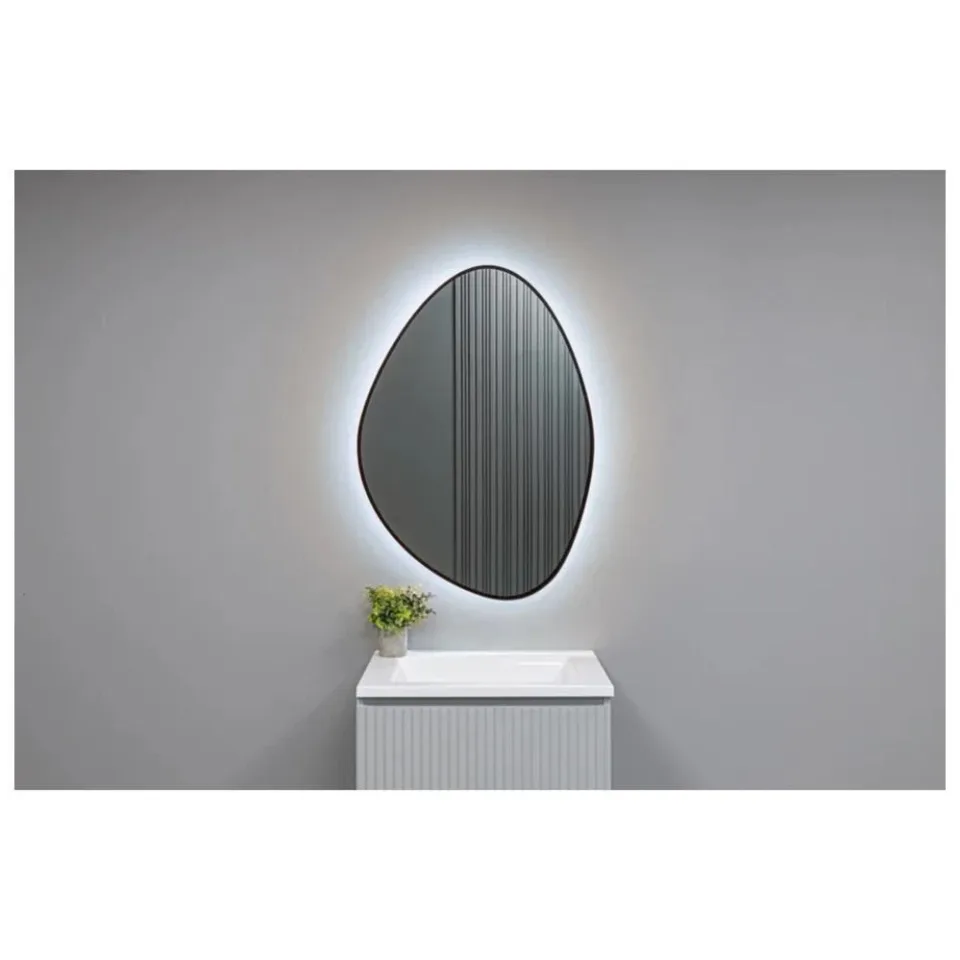 Зеркало Silver Mirrors Lucas Black-TX 70*100 с интерьерной Led-подсветкой инфракрасный выключатель