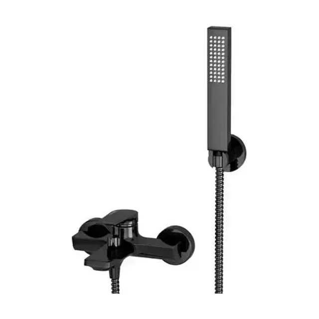 Смеситель WasserKRAFT Glan 6601 для ванны и душа черный