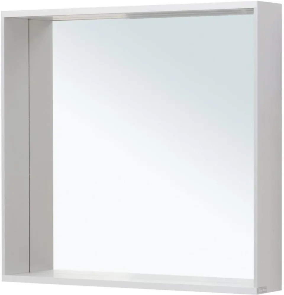 Зеркало Allen Brau Reality 1.32018.02 80*75 с Led-подсветкой и инфракрасным выключателем серебро браш