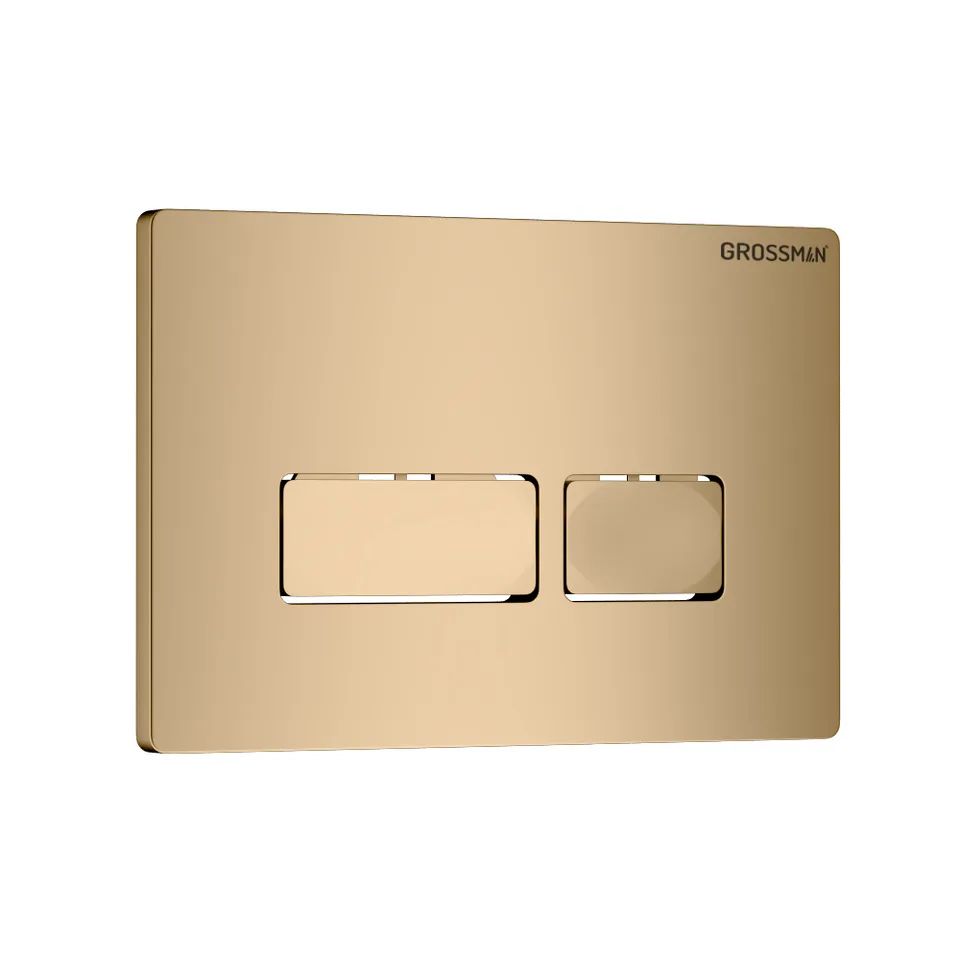 Клавиша смыва Grossman Pragma 700.K31.03.310.310 золото матовый,1 место
