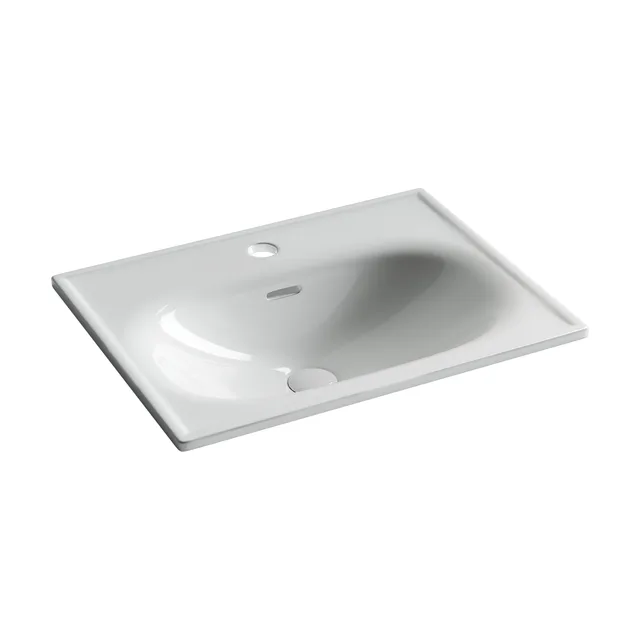 Раковина из сантехнического фарфора Ceramica Nova Сабо (Sabo) 60 см CN13001 накладная цвет белый