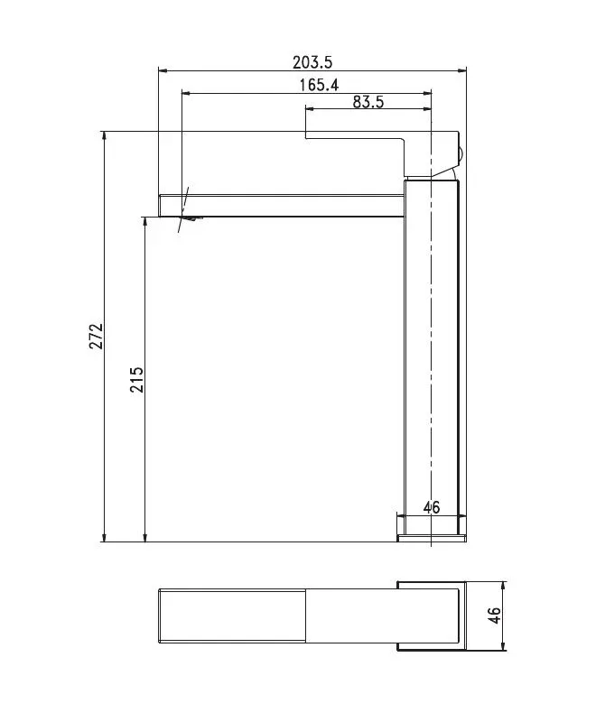 Смеситель Aquanet Blanco AF420-11W для раковины белый матовый