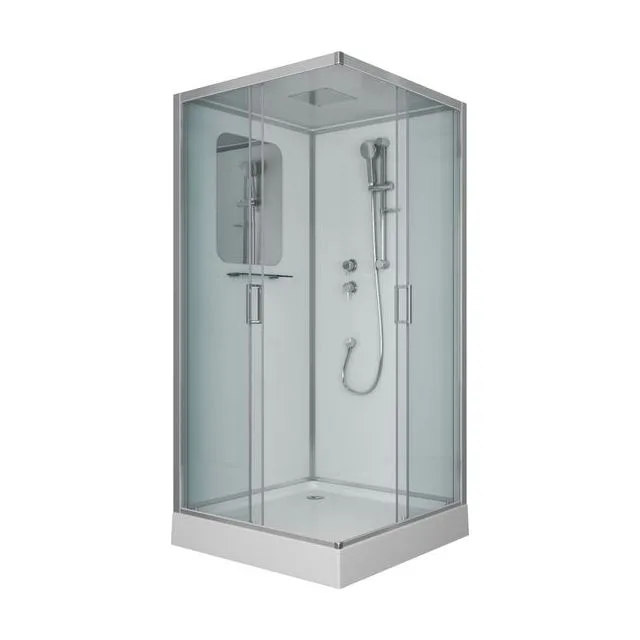 Душевая кабина Niagara Premium NG-6001-01Q (90х90х210) низкий поддон(16 см),стекло прозрачное