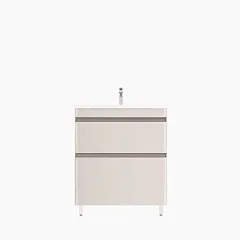 Тумба с раковиной Style Line Атлантика 70 напольная карамель