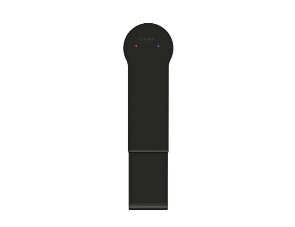 Смеситель Cersanit Браско (Brasko) Блэк (Black) 63111 для раковины с донным клапаном Клик-клак (Click-Clack) черный