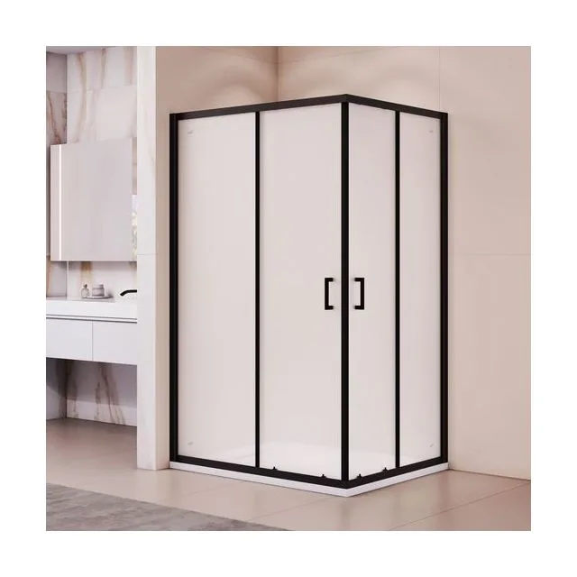 Душевой уголок RGW PA-040B — 900x1000, матовое, профиль черный