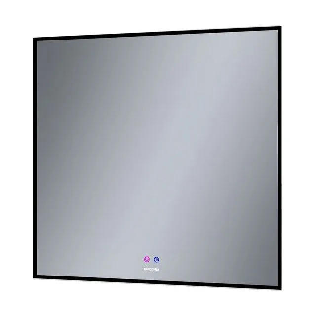 Зеркало PRAGMA-норма BLACK (800*800*45) LED с сенсорным выключателем и подогревом