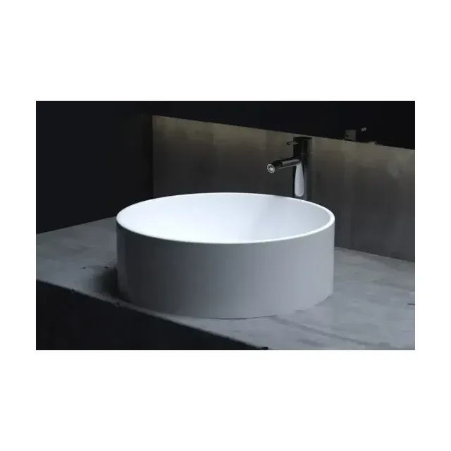 Накладная раковина Salini Armonia 02 S-Stone 45*45 белая матовая