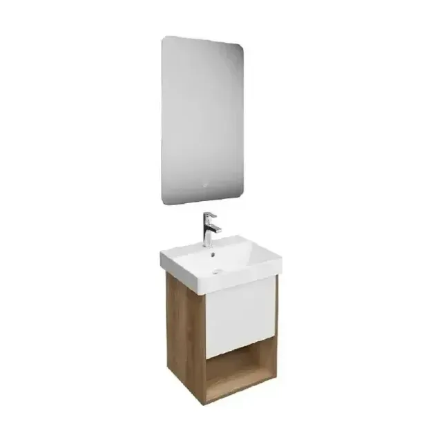 Комплект мебели Kerama Marazzi Pro 50 белый/швейцарский вяз, 1 ящик