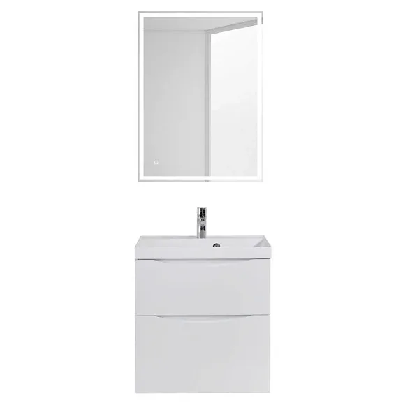 Комплект мебели BelBagno Марино-H60 (Marino-H60) 60 белый глянец