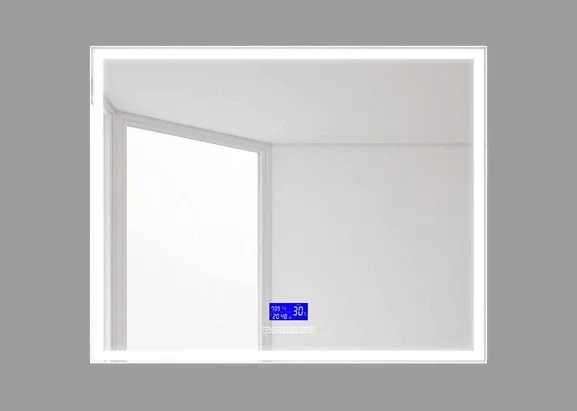 Зеркало BelBagno SPC-GRT-1000-800-LED-TCH-RAD 100*80 с блютуз,радио,цифровым термометром