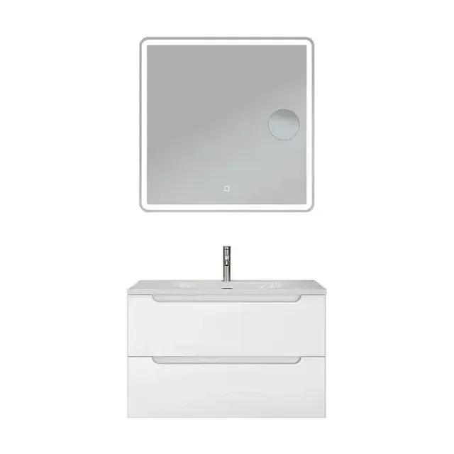 Комплект мебели BelBagno Этна (Etna) 90 белый матовый (раковина BB-8099-90)