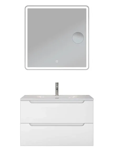 Комплект мебели BelBagno Этна (Etna) 90 белый матовый (раковина BB-8099-90)