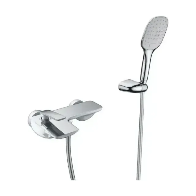 Смеситель Timo Helmi 4014/00-16Y для ванны и душа chrome white