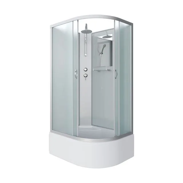 Душевая кабина Niagara Classic NG-2310-14LBKT (120х80х210) высокий поддон(40см),стекло матовое